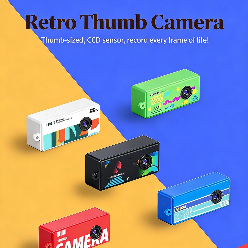 Rodaca™ Mini Digital Keychain 80s Style Camera 
